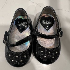 Stuart Weitzman baby dress shoes.